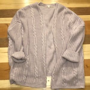 Lavender cardigan